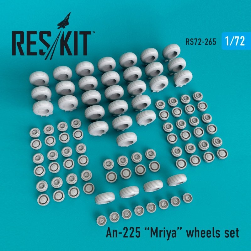 RESKIT RS72-0265 Jeu de roues An-225 Mriya 1/72