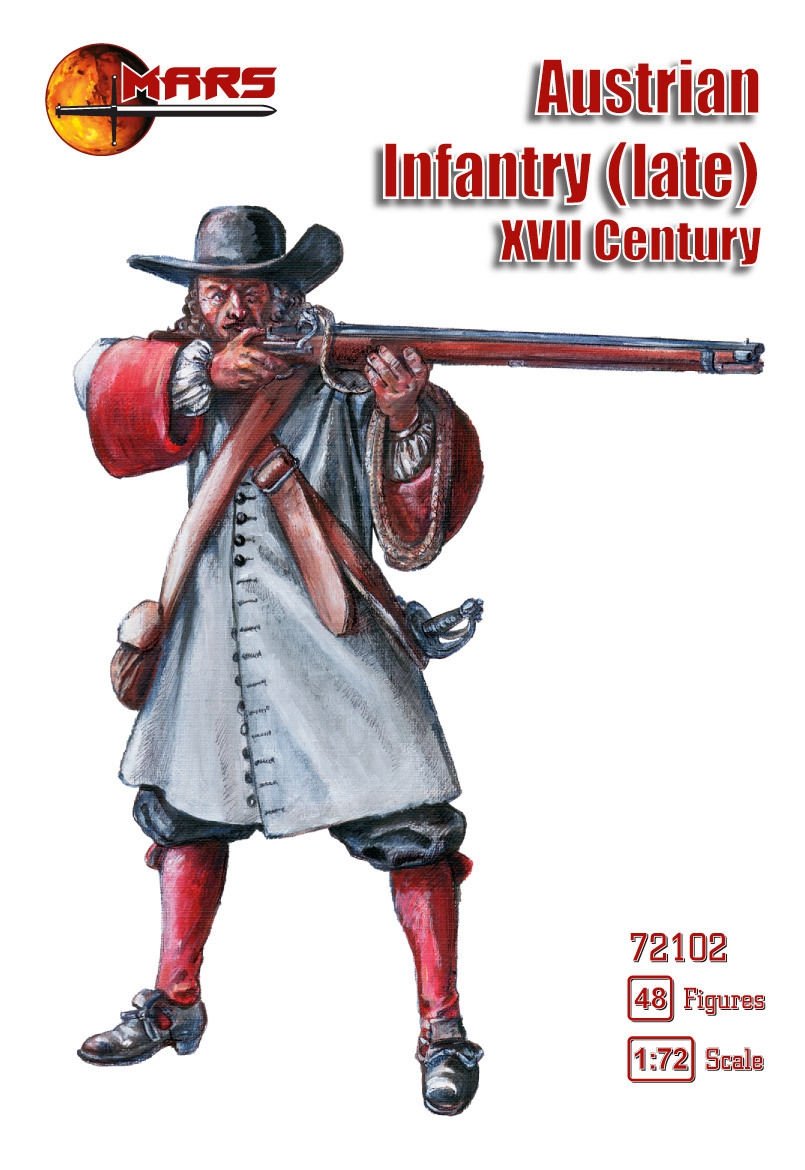 Mars 72102 Infanterie autrichienne (tardive) XVII (1/72)