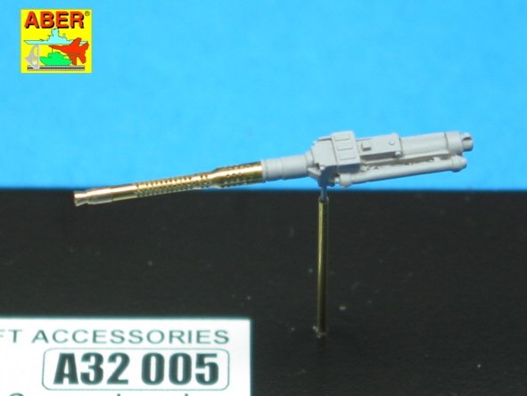 Aber A32005 Ensemble de 2 canons pour mitrailleuses d&amp;#39;avion allemandes MG 131 de 13 mm (type ancien) (1/32) – Bild 4