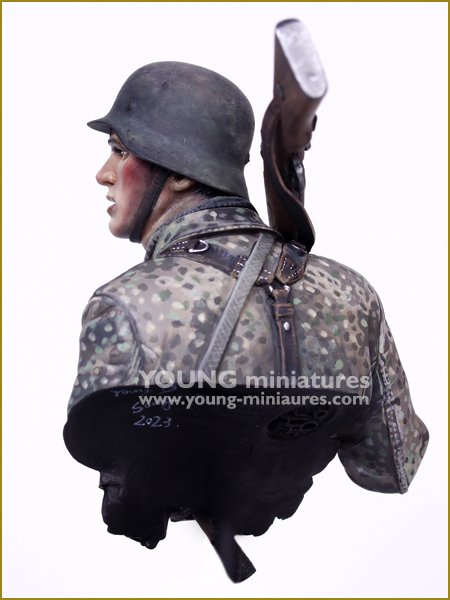 Young Miniatures YM1895 Jeune soldat allemand Seconde Guerre mondiale 1/10  – Bild 3