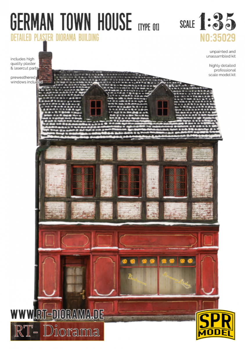 RT-Diorama 35029 Maison de ville allemande n° 1 1/35