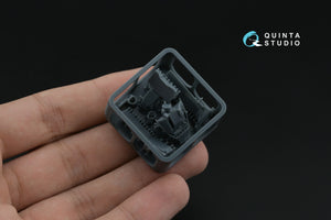 Quinta Studio QD+48552 MiG-21R (green cockpit panels) 3D-Printed &amp;amp; coloured Interior on decal paper (Eduard) (with 3D-printed resin parts) 1/48 – zdjęcie 6