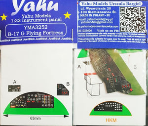 Yahu YMA3252 B-17 G Flying Fortress pour maquettes HK au 1/32
