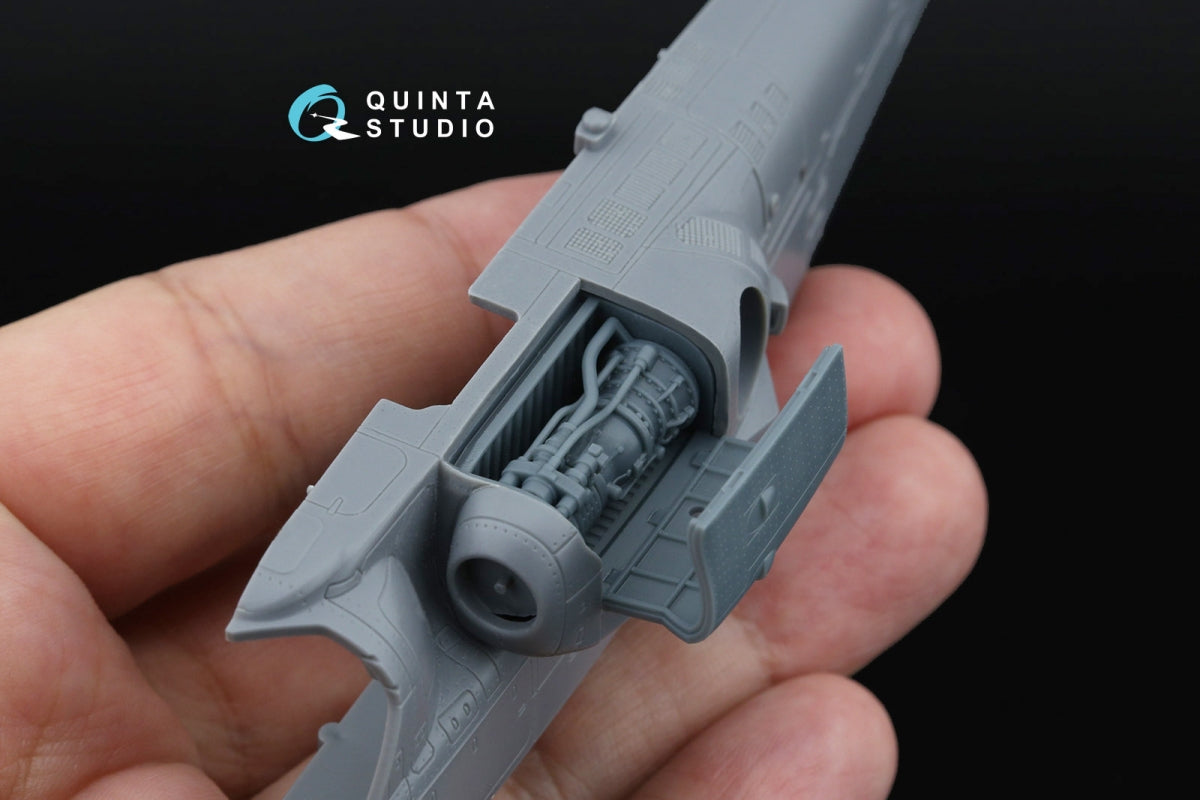Quinta Studio QT72029 Ka-52/Ка-52М Engine with bay and cover, portside (Dream Model/Quinta) 1/72