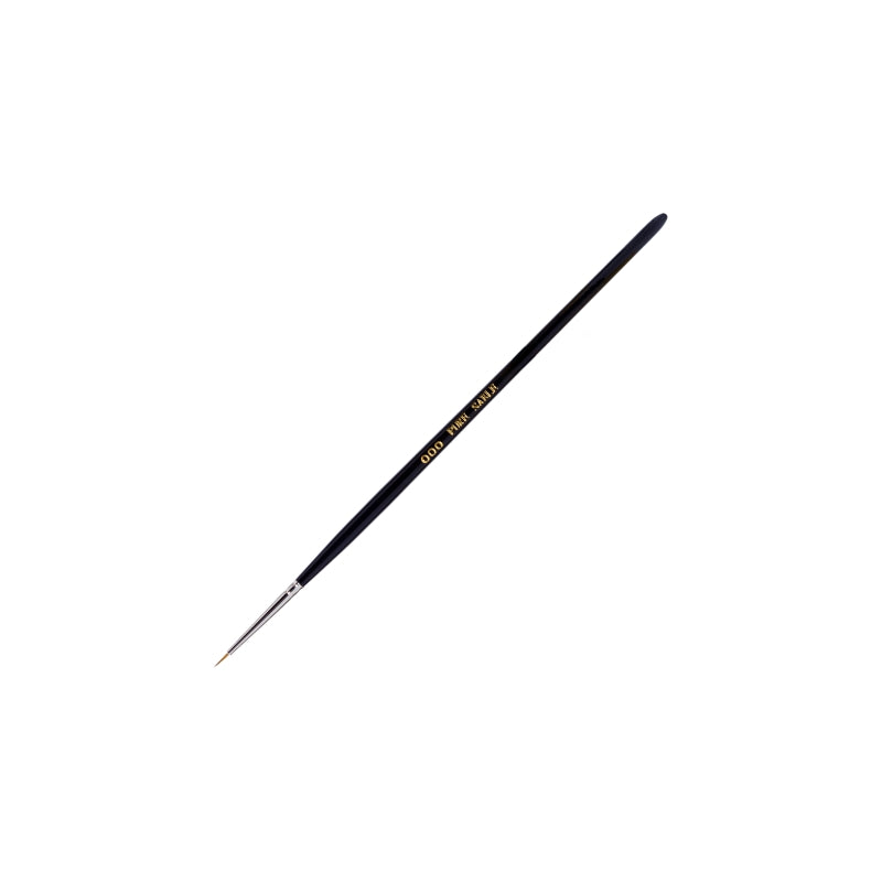 Pinceau en poils de martre pure de qualité supérieure Modelcraft PPB2200-000 (taille 000)