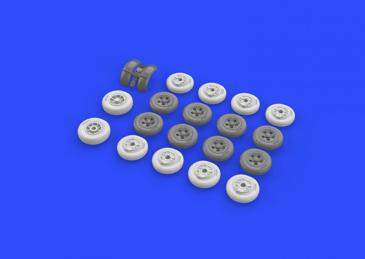 Eduard 672143 Victor wheels 1/72 AIRFIX – zdjęcie 3
