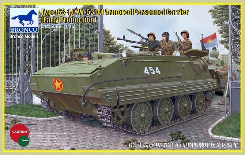 Bronco CB35086 Type 63-1 (YW-531A) Armord Staff Carrier (Early) (1/35)