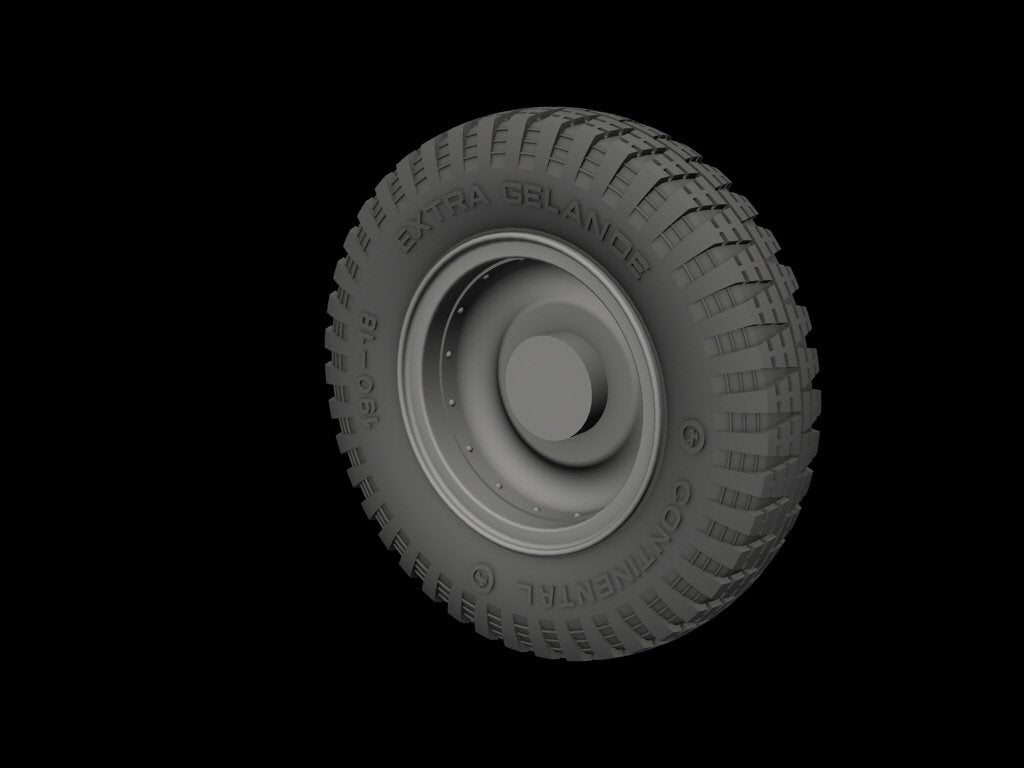 Panzer Art RE35-286 Roues de route pour Horch 1a (Gelande) 1/35 – Bild 2
