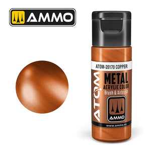 AMMO de Mig Jimenez 20170 ATOM METALLIC Cuivre 20ml