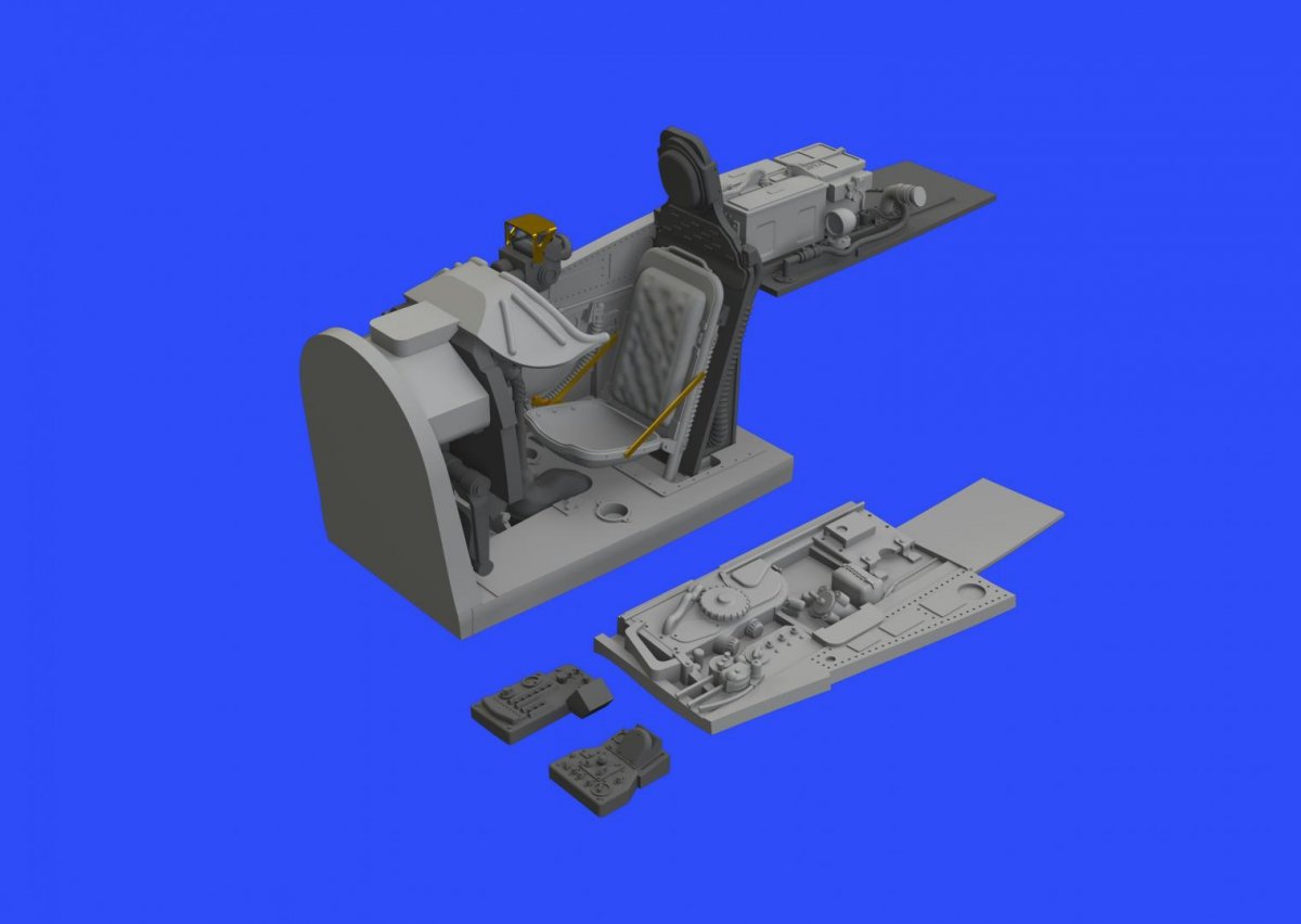 Maquette de cockpit Eduard 648346 P-51D AIRFIX 1/48 – image 2