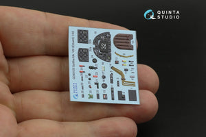 Intérieur imprimé en 3D et coloré sur papier décalcomanie Quinta Studio QD48120 Spitfire Mk.VIII (Eduard) 1/48 – image 5