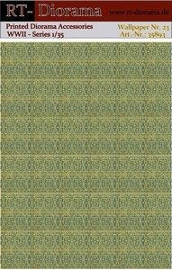 Accessoires imprimés RT-Diorama 35893 : Papier peint n° 23 1/35