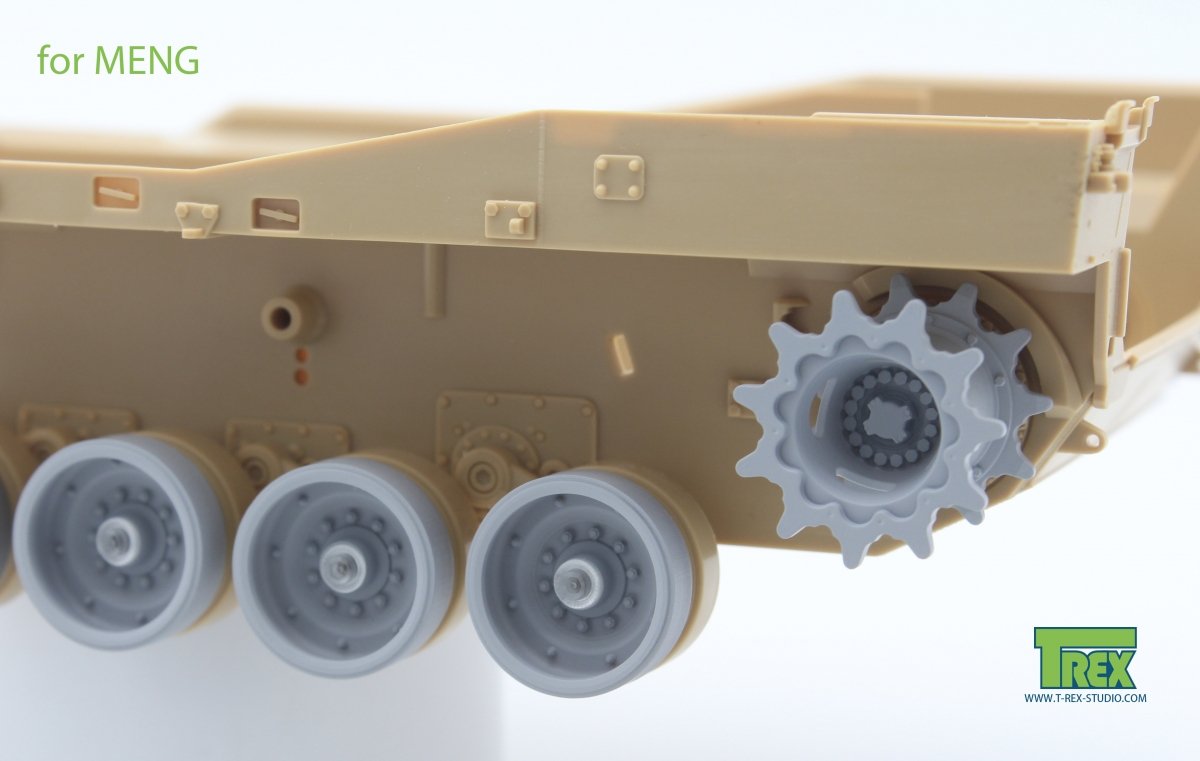 Ensemble de roues de route T-Rex Studio TR35002-1 pour M1 Abrams au 1/35 – Bild 2
