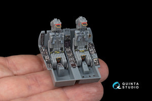 Intérieur imprimé en 3D et coloré sur papier décalcomanie Quinta Studio QD48166 A-6E TRAM Intruder (pour kit HobbyBoss) 1/48 – image 4