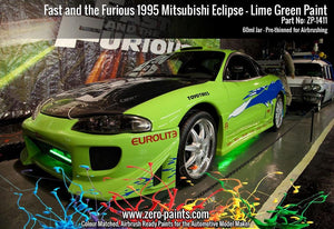 Peinture Zero Paints ZP-1411 - Vert citron Mitsubishi Eclipse 1995 (Fast and Furious) 60 ml