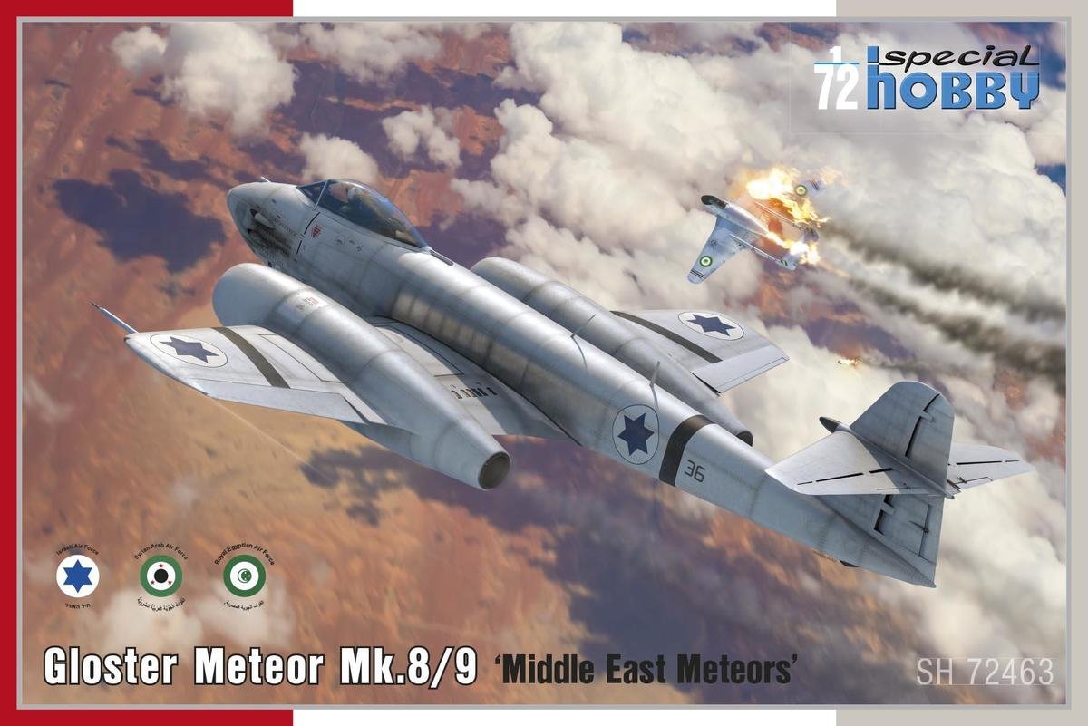 Special Hobby 72463 Gloster Meteor Mk.8/9 'Middle East Meteors' 1/72