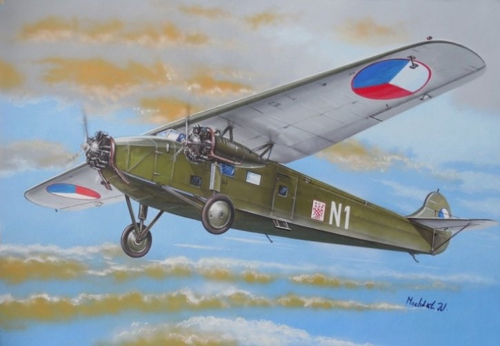 Valom 72096 Avia-Fokker F.VIIb.1 &amp;quot;AF tchécoslovaque&amp;quot; 1/72