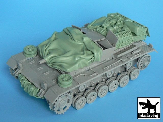 Ensemble d&amp;#39;accessoires Black Dog T35009 Stug III C/D pour Dragon 1/35 – image 2