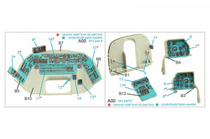 Intérieur imprimé en 3D et coloré sur papier décalcomanie Quinta Studio QDS-35065 Mi-8MT (Trumpeter) (Petite version) 1/35 – image 2