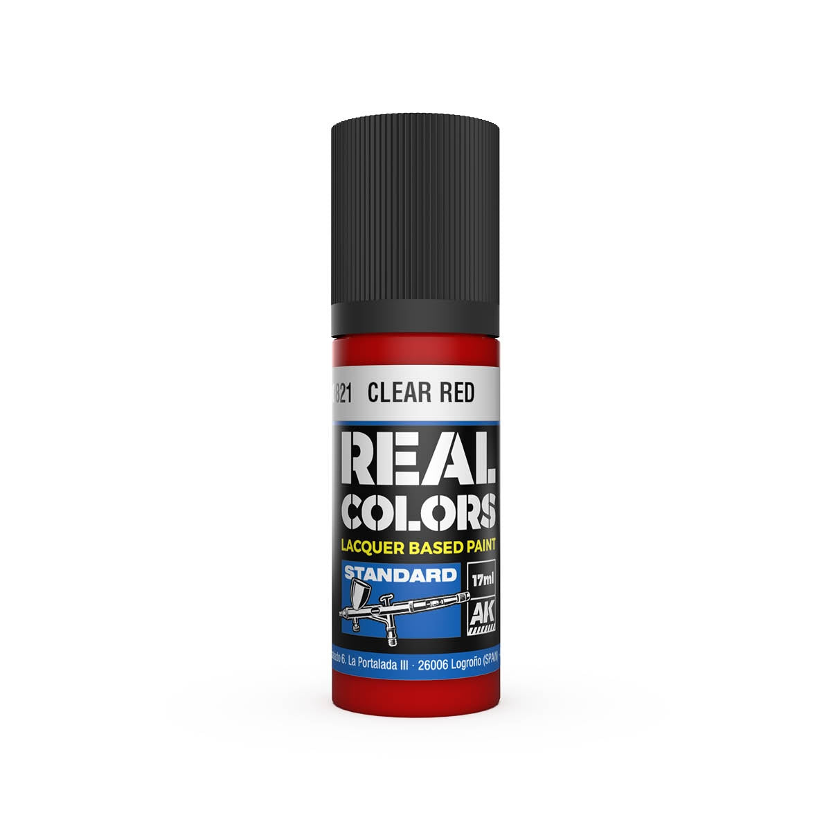 AK Interactive RC821 Rouge Transparent 17 ml – immagine 2