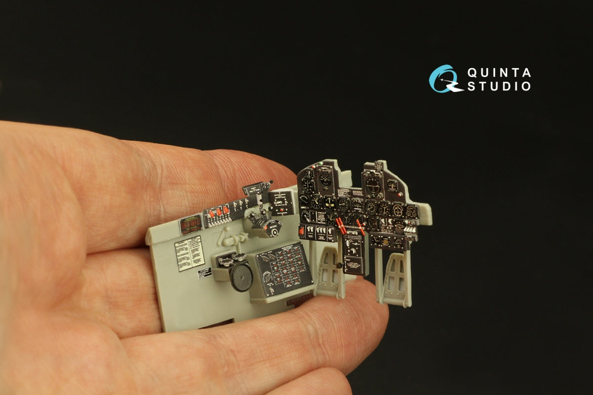 Intérieur coloré imprimé en 3D sur papier décalcomanie Quinta Studio QD32190 P-47N Thunderbolt (Trumpeter) 1/32 – immagine 9
