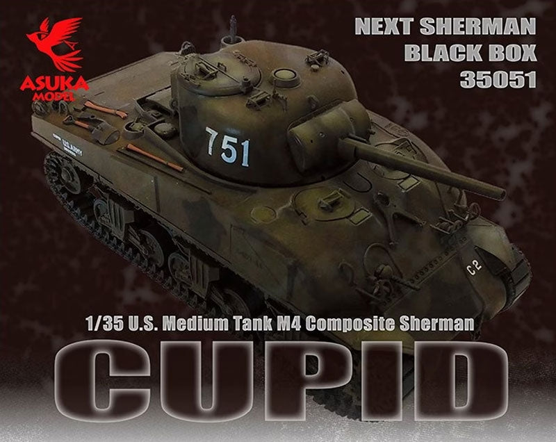 Asuka 35-051 Char moyen américain M4 Composite 1/35