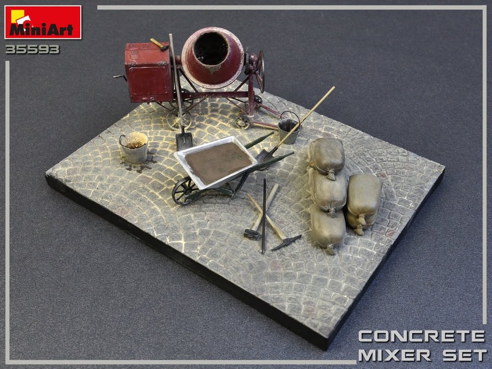 MiniArt 35593 ENSEMBLE BÉTONNIÈRE 1/35 – imagen 2