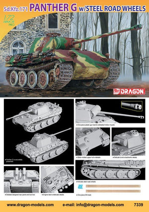 Dragon 7339 Panther G avec roues en acier (1/72) – Bild 2