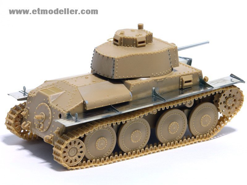 ET modèle EA35-002 seconde guerre mondiale allemand Pz.Kpfw.38(t) Ausf.B/E/F/G garde-boue pour Kit TRISTAR 1/35 – immagine 3