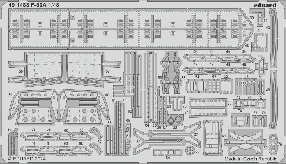 Eduard 491488 F-86A HÉLICE TRANSPARENTE 1/48 – image 2