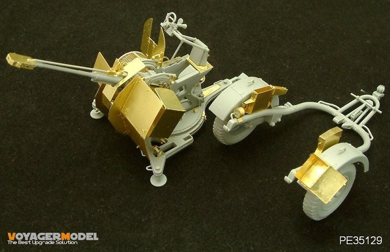 Maquette Voyager PE35129 30 mm FLAK 38/103 pour DRAGON 6353 1/35  – image 2