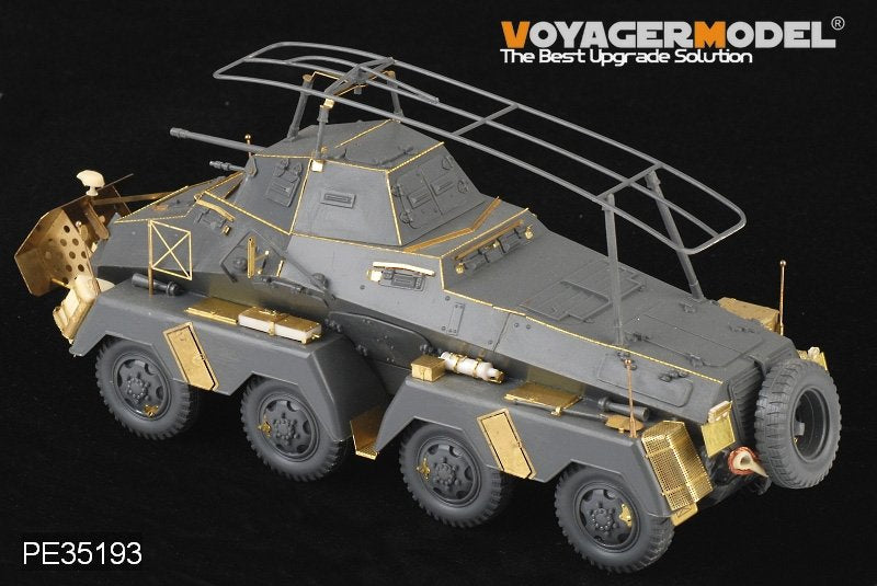 Maquette Voyager PE35193 Sd.Kfz.232 8 ROD allemand de la Seconde Guerre mondiale, version initiale, pour kit TAMIYA au 1/35 – image 3