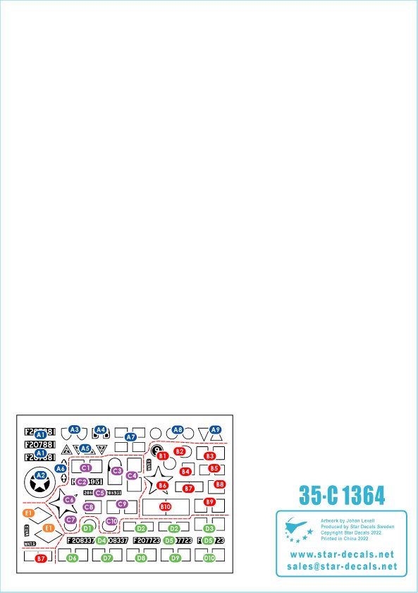 Star Decals 35-C1364 Daimler Armoured Car 1 British and Belgian service in WW2 1/35 – zdjęcie 2