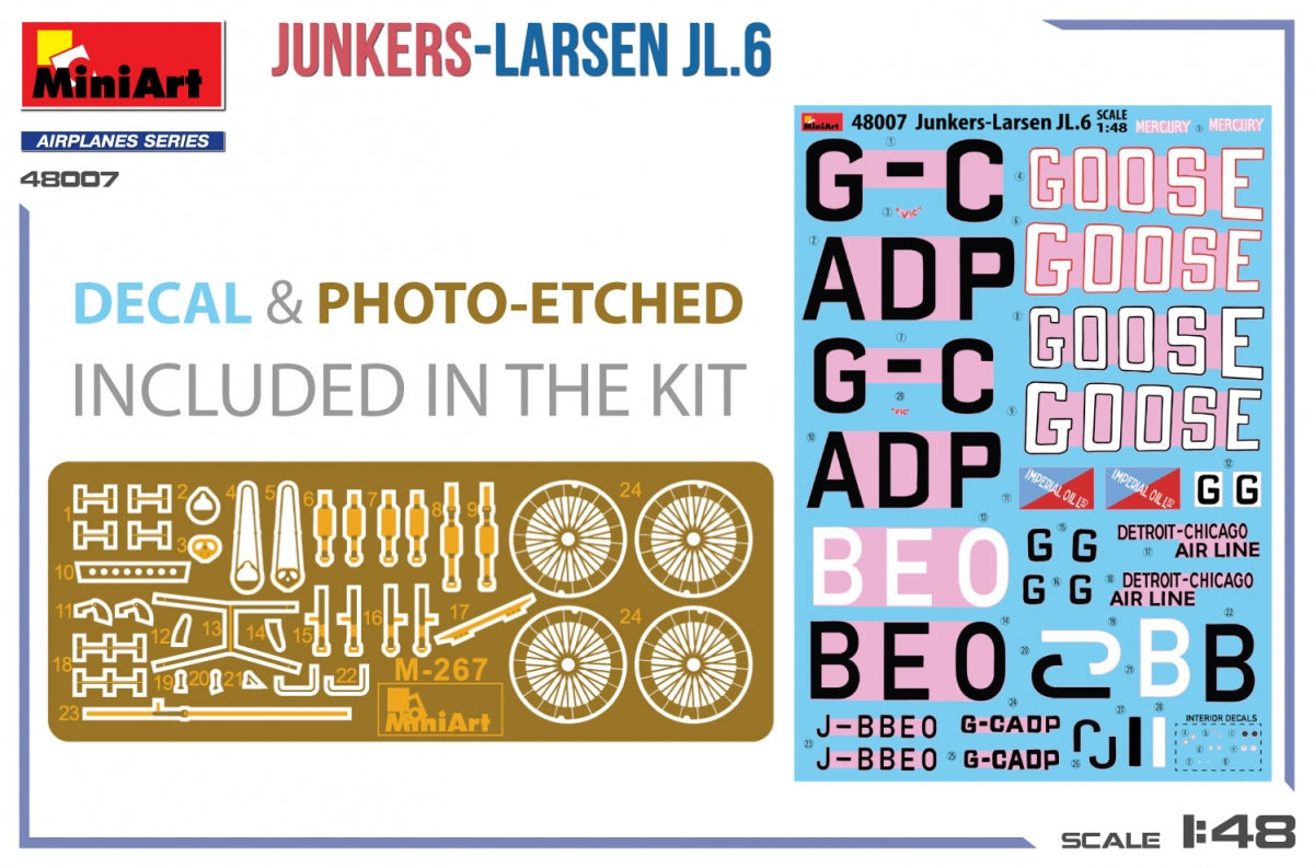 MiniArt 48007 Junkers-Larsen JL.6 1/48 – image 2