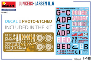 MiniArt 48007 Junkers-Larsen JL.6 1/48 – image 2