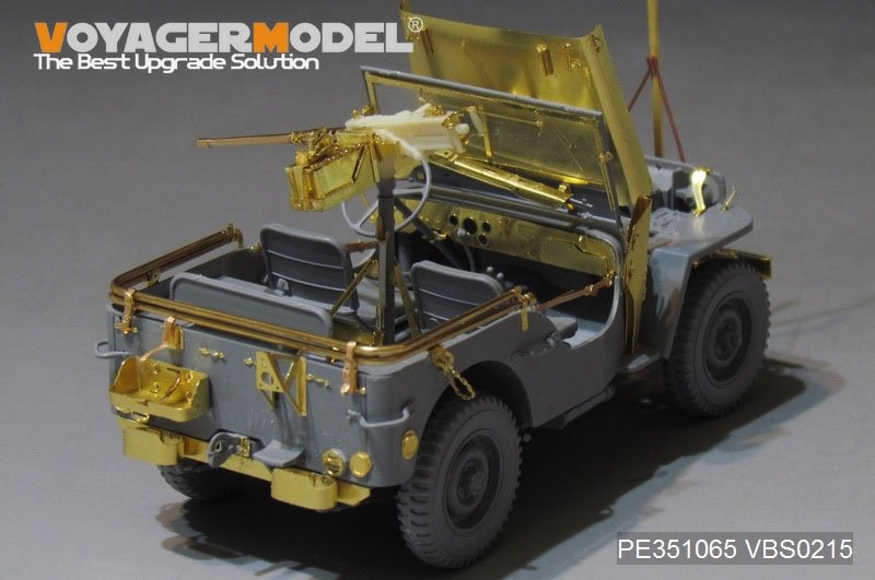 Maquette Voyager PE351065 Jeep Willys MB américaine de la Seconde Guerre mondiale pour TAKOM 2126 au 1/35 – immagine 13