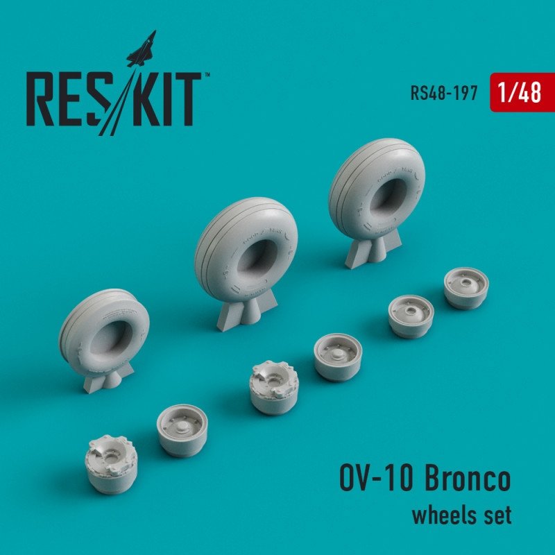 RESKIT RS48-0197 OV-10 Jeu de roues Bronco 1/48