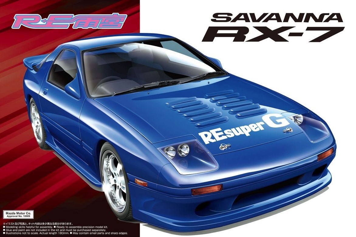 Aoshima 05580 RE Amemiya FD3S RX-7 Mazda 1989 1/24