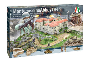 Italeri 6198 Abbaye de Montecassino 1944 Percée de la ligne Gustav - Coffret de bataille 1/72