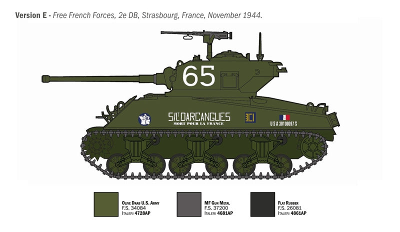 Italeri 96440 M4A3 76mm WET SHERMAN 1/35 – imagen 7