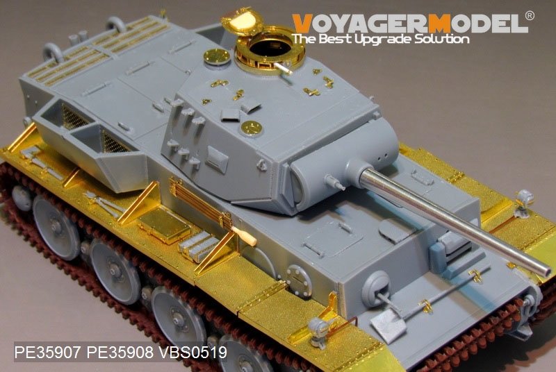Maquette Voyager PE35908, char allemand Pz.Kpfw.VI Ausf.B (VK36.01) de la Seconde Guerre mondiale, modèle de base pour REVOSYS au 1/35 – image 4