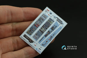 Intérieur imprimé en 3D et coloré sur papier décalcomanie Quinta Studio QDS-32088 Su-27 (Trumpeter) (petite version) 1/32 – immagine 4