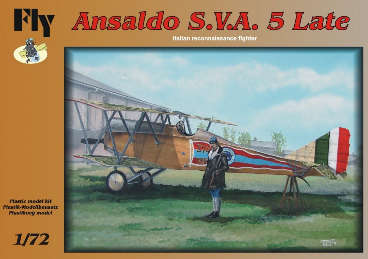 Fly 72002 Ansaldo SVA6 Fin 1/72