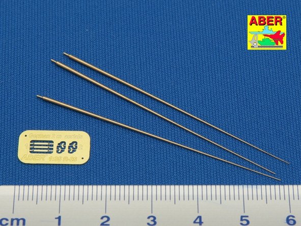 Tiges d&amp;#39;antenne allemandes Aber R-26 de 2 m (ensemble de 3 pièces) (1/35)  – image 2