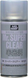 Mr.Hobby B-516 Mr.Super Clear - Vernis semi-brillant en aérosol