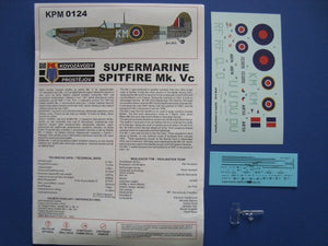 Kovozavody Prostejov KPM0124 Spitfire Mk.Vc Combattants alliés 1/72 – image 4