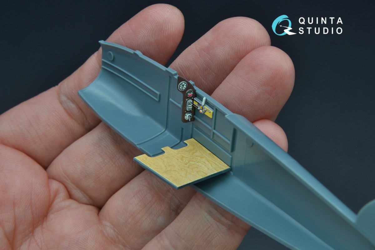 Intérieur imprimé en 3D et coloré sur papier décalcomanie Quinta Studio QD48187 Albatros D.III OEFFAG (pour kit Eduard) 1/48  – immagine 4