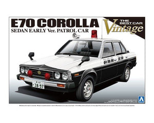 Aoshima 01084 Corolla Sedan Patrol Car Early ver. 1/24