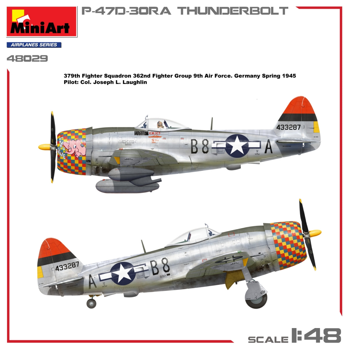 MiniArt 48029 P-47D-30RA THUNDERBOLT - Kit avancé 1/48 – imagen 3