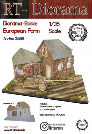 RT-Diorama 35296 Socle de diorama : Ferme européenne 1/35